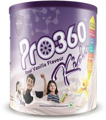 Pro360 Kids Real Vanilla Nutritional Beverage Mix 250g