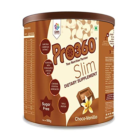 Pro360 Slim Choco-Vanilla Nutritional Beverage Mix 500g