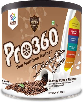 Pro360 Diabetic Roasted Coffee Nutritional Beverage Mix 250g