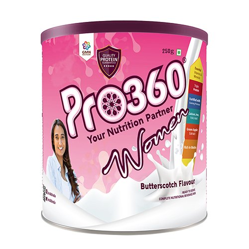 Pro360 Women Butterscotch Protein Powder 500g