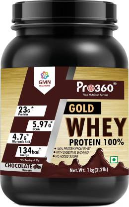 Pro360 Gold Chocolate Whey Protein Powder 1kg