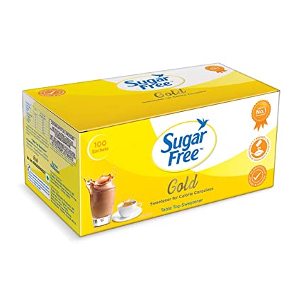 Sugar Free Gold Low Calorie Sweetener Sachet 100's