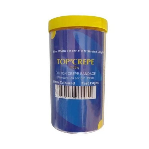 Top Crepe Cotton Crepe Bandage 10cm x 4m for musculoskeletal injuries