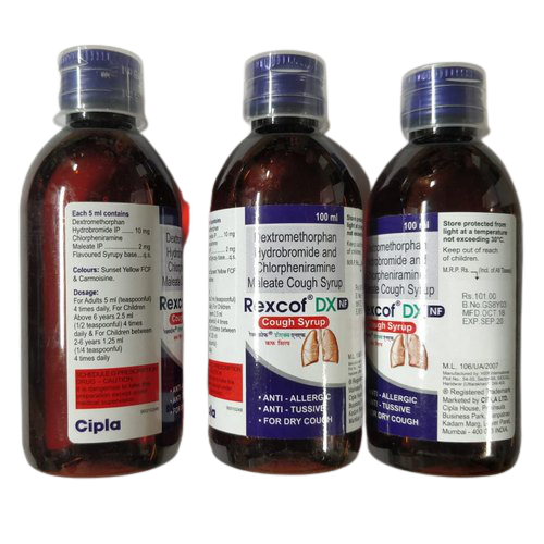 Buy Rexcof DX NF Syrup 100ml