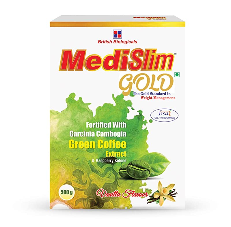 MediSlim Gold Vanilla Powder 500g (Refill Pack)