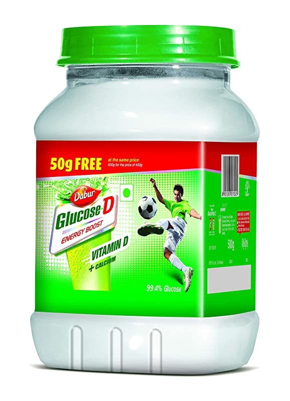Dabur Glucose-D Energy Boost Drink 500g (50g Free)
