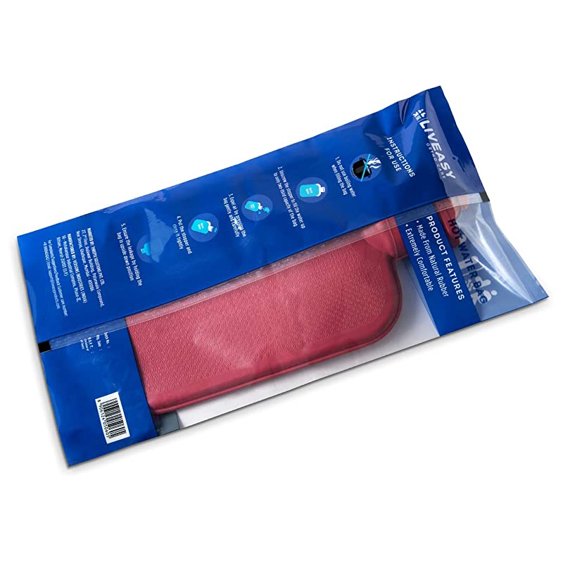 Liveasy Red Hot Water Bag 2L