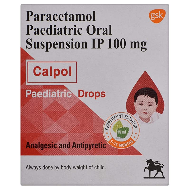 Calpol Paediatric Drops 15ml for fever in children