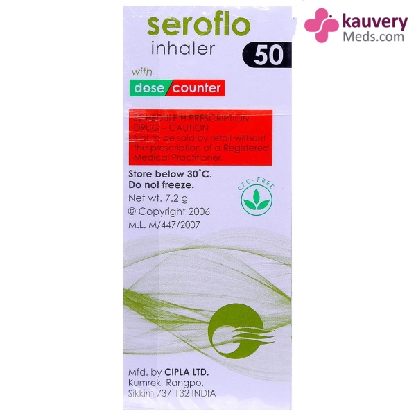 Seroflo 50 Inhaler 120 MDI for Chronic obstructive pulmonary disease