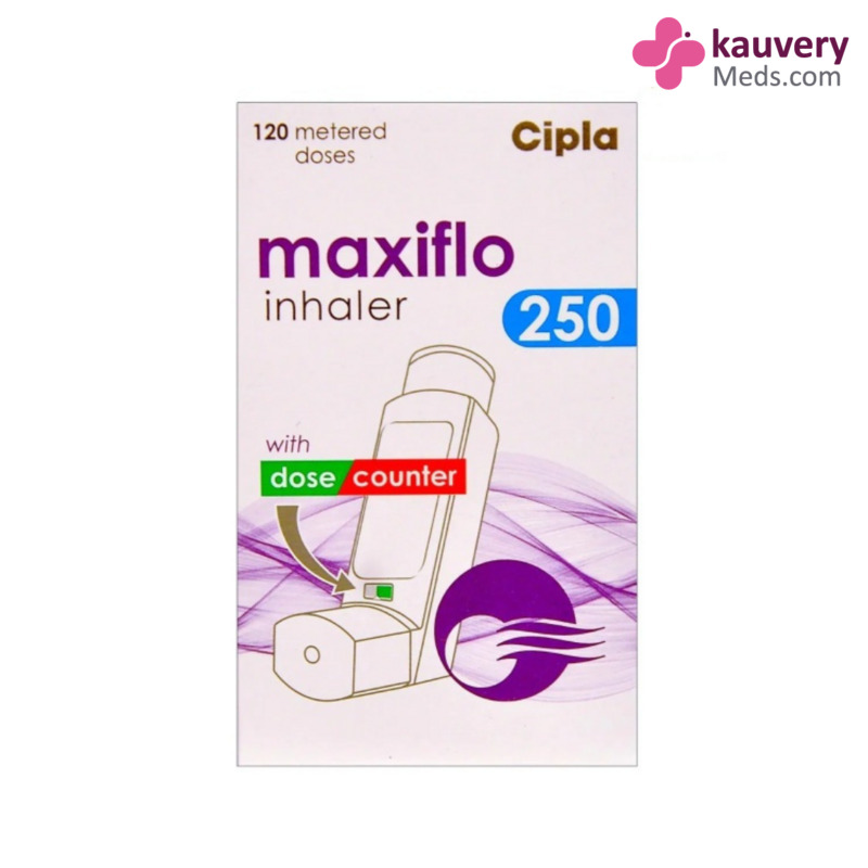 Maxiflo 250 Inhaler 120 MDI for Asthma