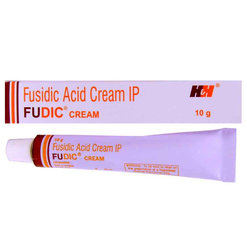 Fudic Cream 10g for bacterial skin infections