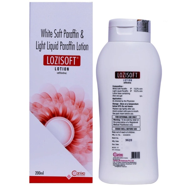 Lozisoft Lotion 200ml for dry skin