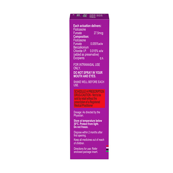 Allegra Nasal Spray 120 MDI contains Fluticasone Furoate 27.5mcg