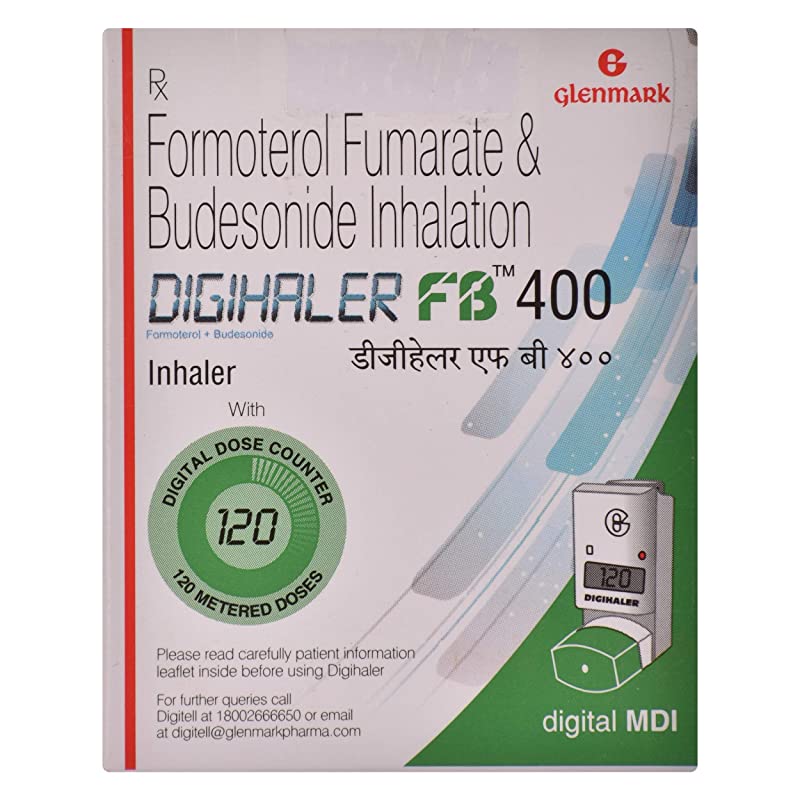 Digihaler FB 400 Inhaler 120 MDI to treat and prevent Asthma