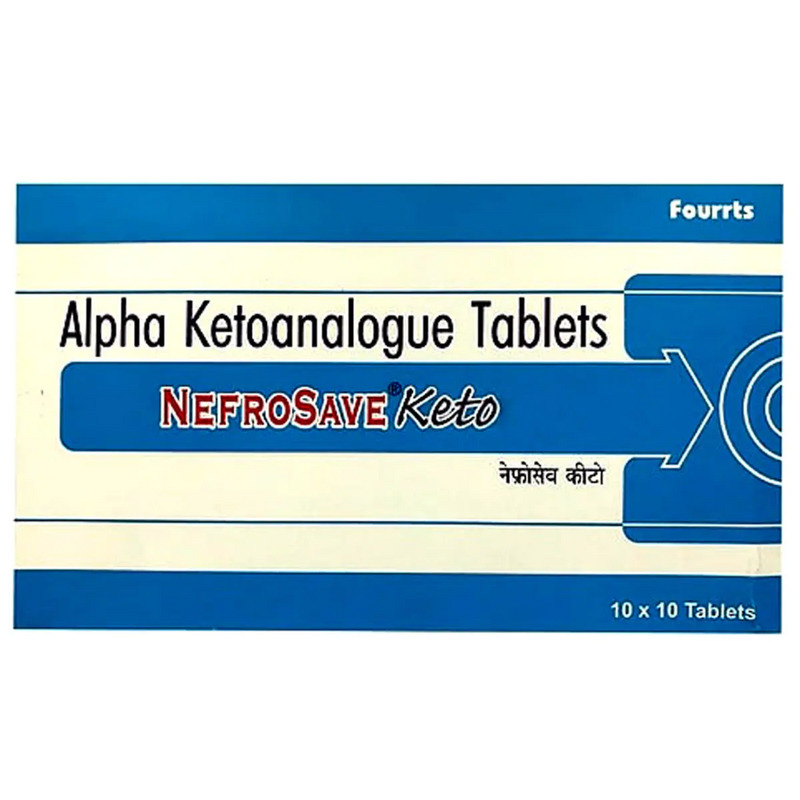 Nefrosave Keto Tablet (Strip of 10) for chronic kidney disease
