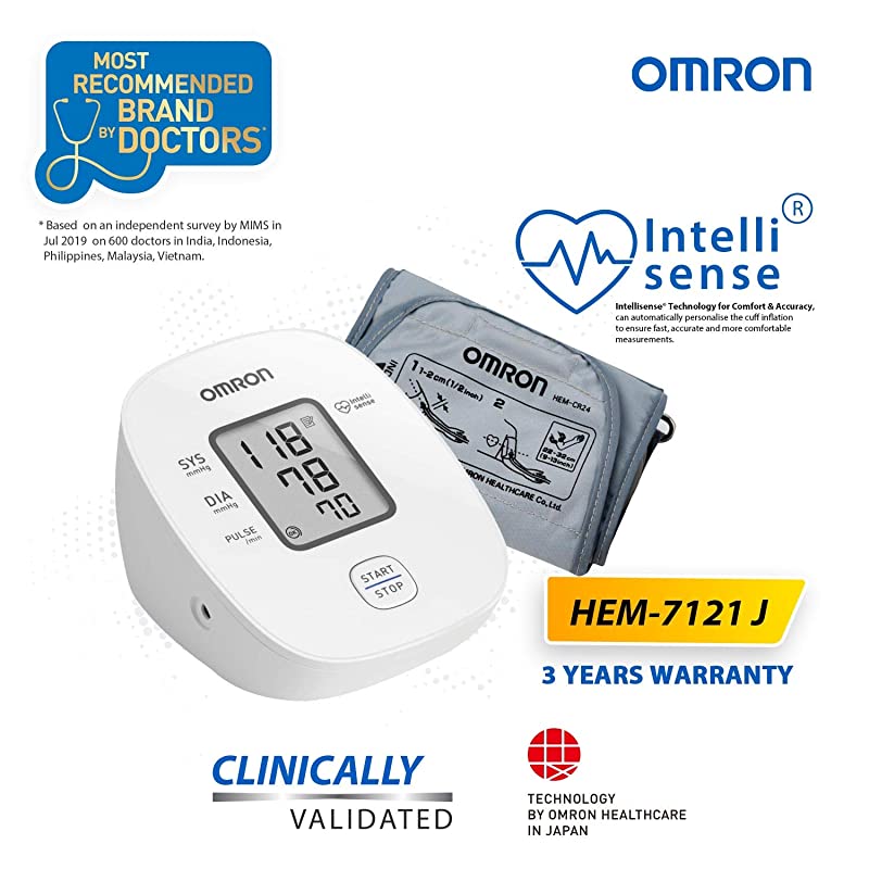 Omron HEM-7121J Blood Pressure Monitor