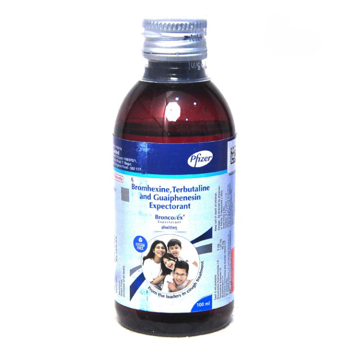 Broncorex Expectorant 100ml for cough with mucus