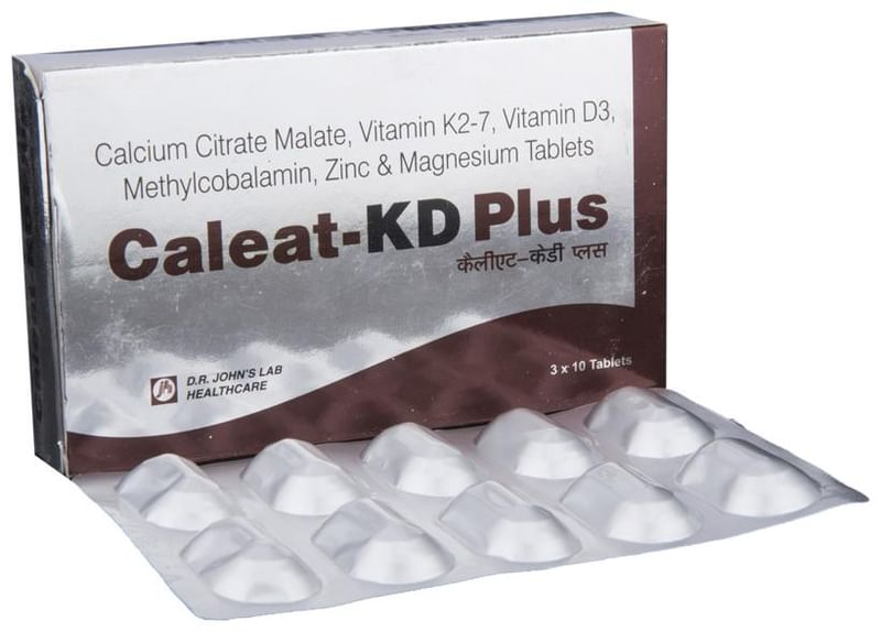 Caleat-KD Plus Tablet (Strip of 10) for bone health