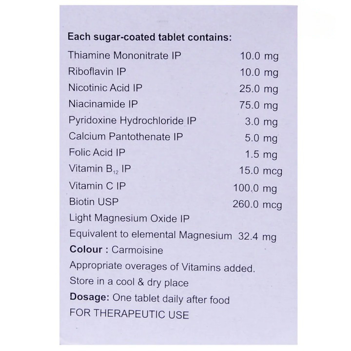 Beplex Forte Multivitamin Tablets (Strip of 20)
