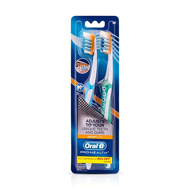 Oral-B Pro-Health Smart-Flex Soft Toothbrush (Pack of 2)