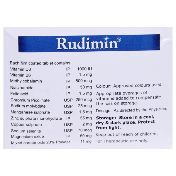 Rudimin Tablet (Strip of 10)