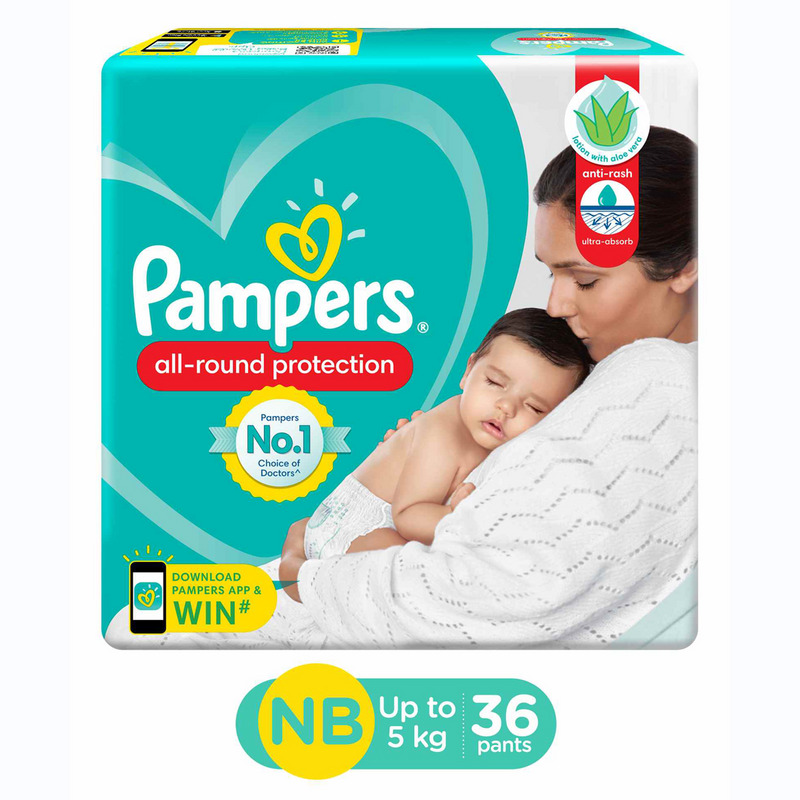 Pampers Pant Style Diapers for New Born (Pack of 36)