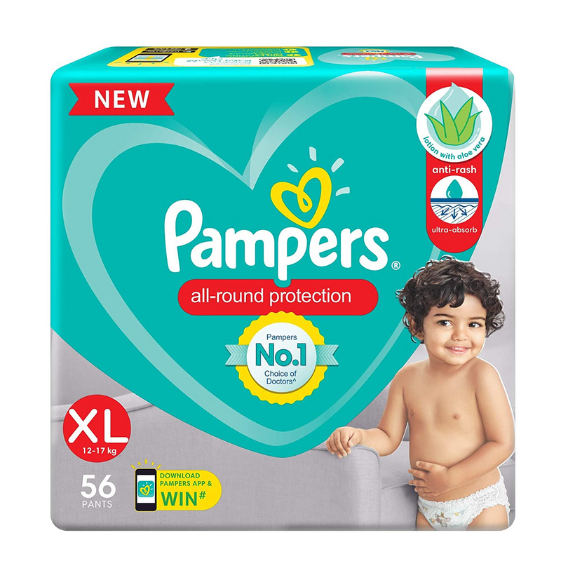Pampers Pant Style Diapers XL (Pack of 56)