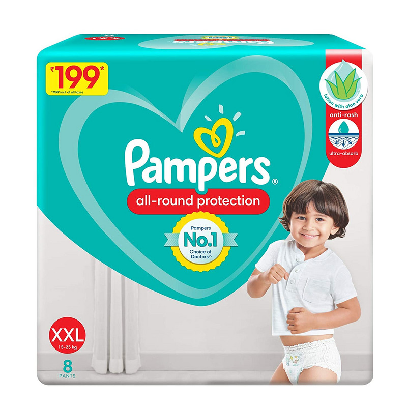 Pampers Pant Style Diapers XXL 8's