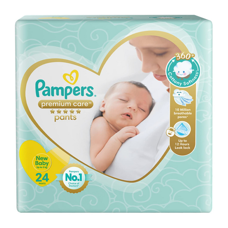 Pampers Premium Care Pant Style Diapers XS 24's