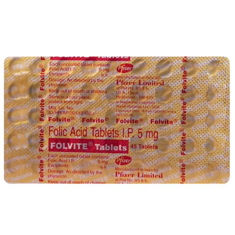 Folvite Tablet (Strip of 45)