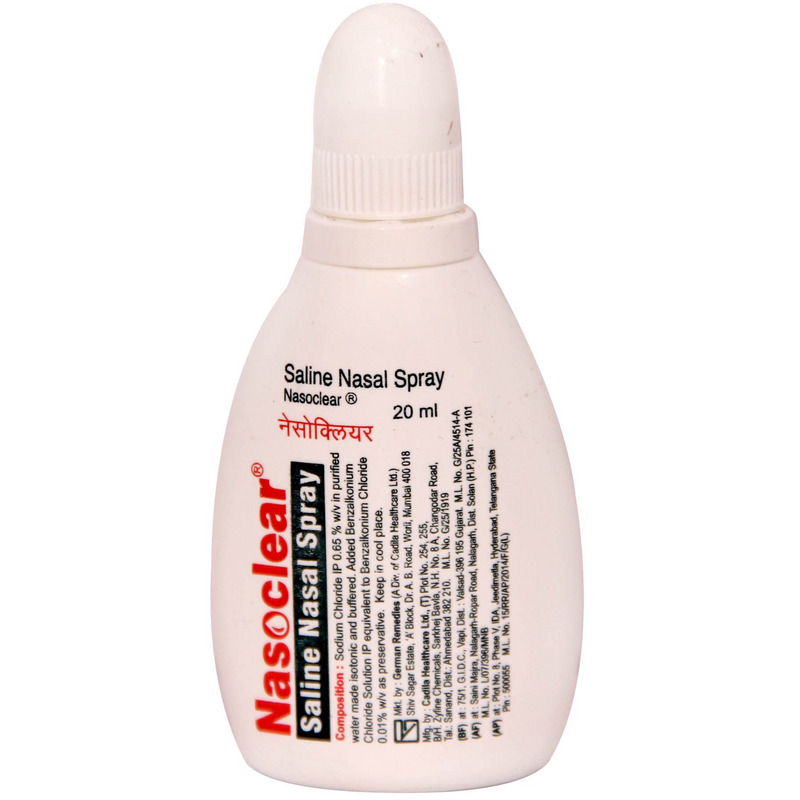 Nasoclear Saline Nasal Spray 20ml
