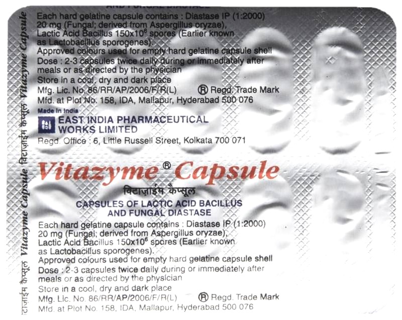 Vitazyme Capsule (Strip of 10)