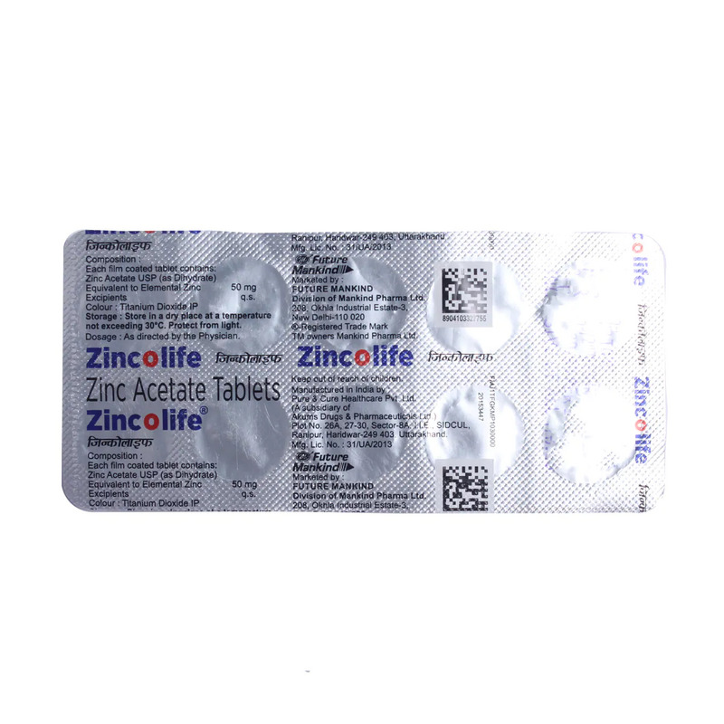 Zincolife Tablet (Strip of 10)