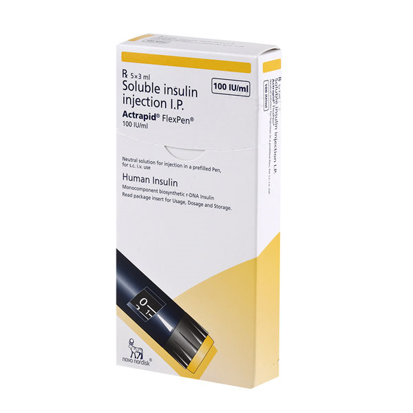 Buy Actrapid 100IU/ml Flexpen 3ml