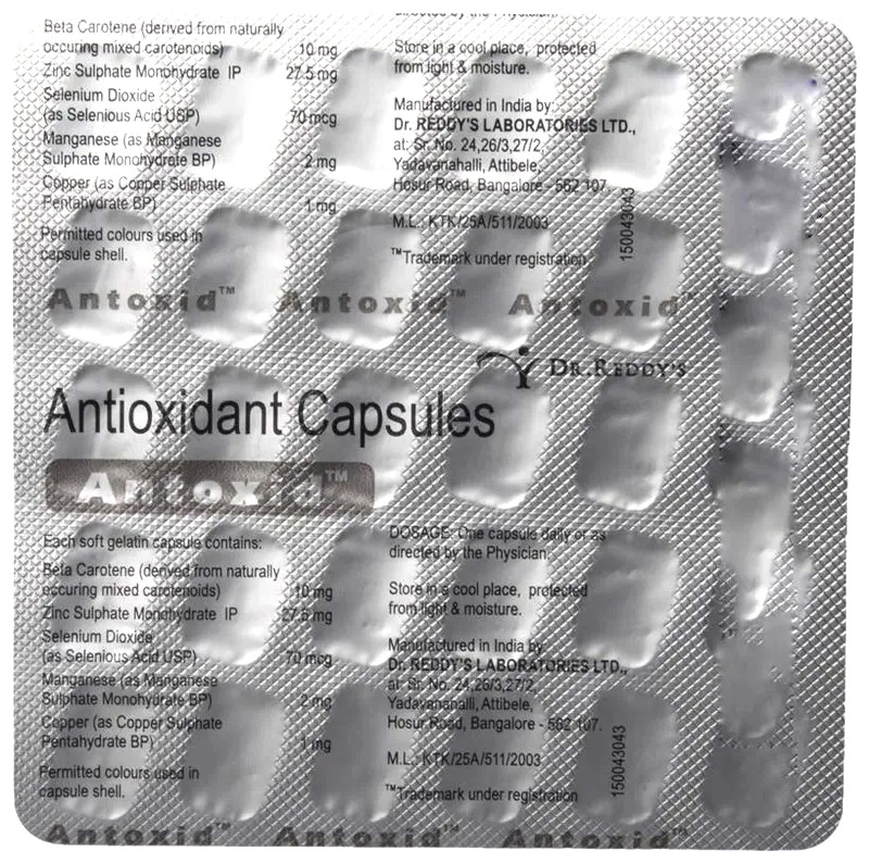 Antoxid Capsule (Strip of 30)