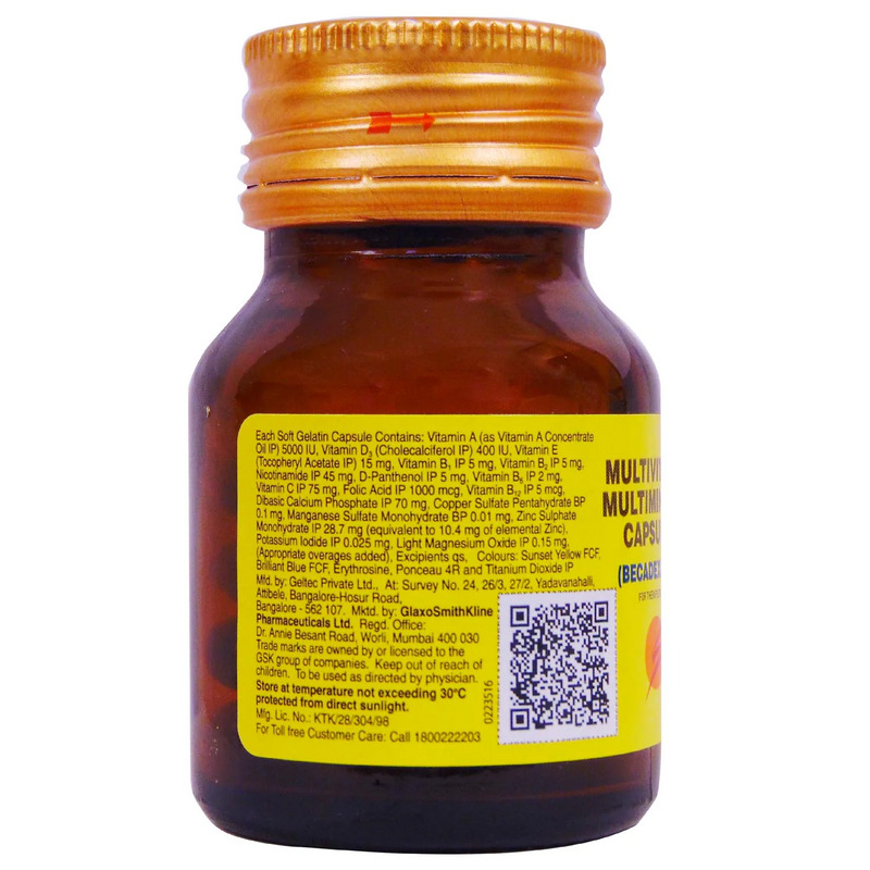 Becadexamin Capsule (Bottle of 30)