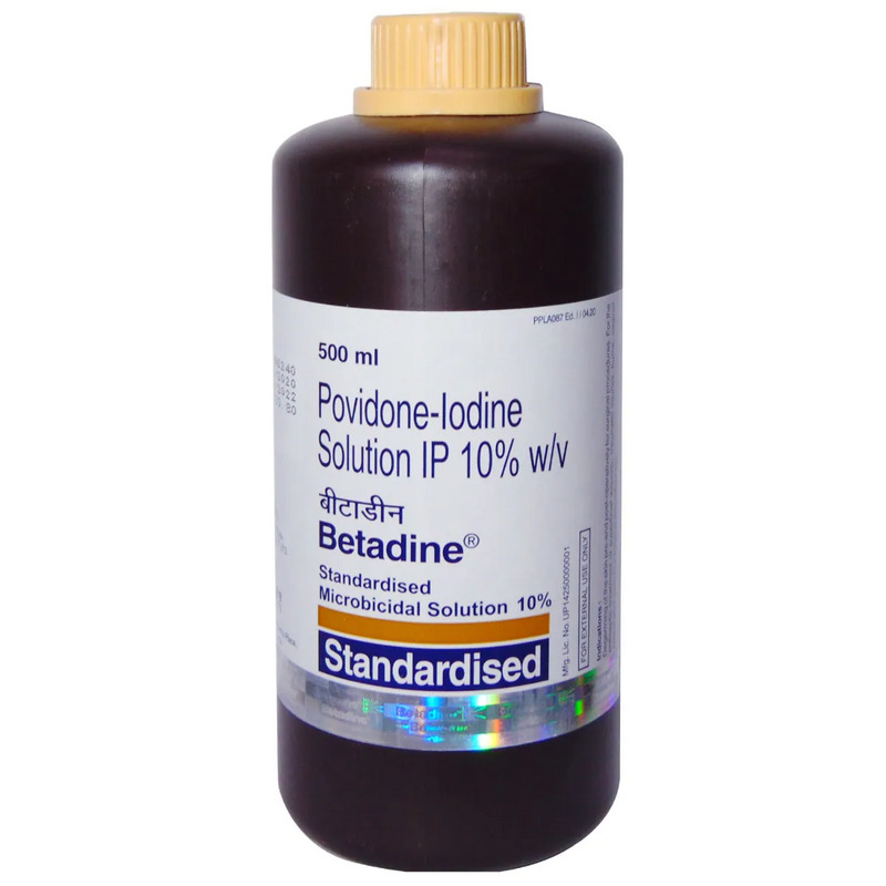 Buy Betadine 10% Solution 500ml Online | Check Price & Substitutes