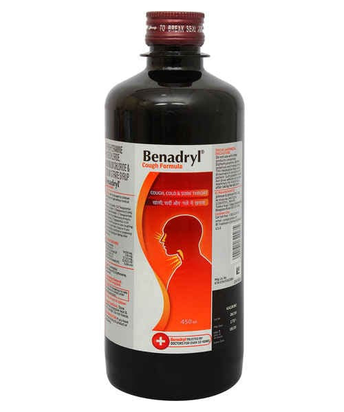 Buy Benadryl Syrup 450ml Online Check Price & Substitutes