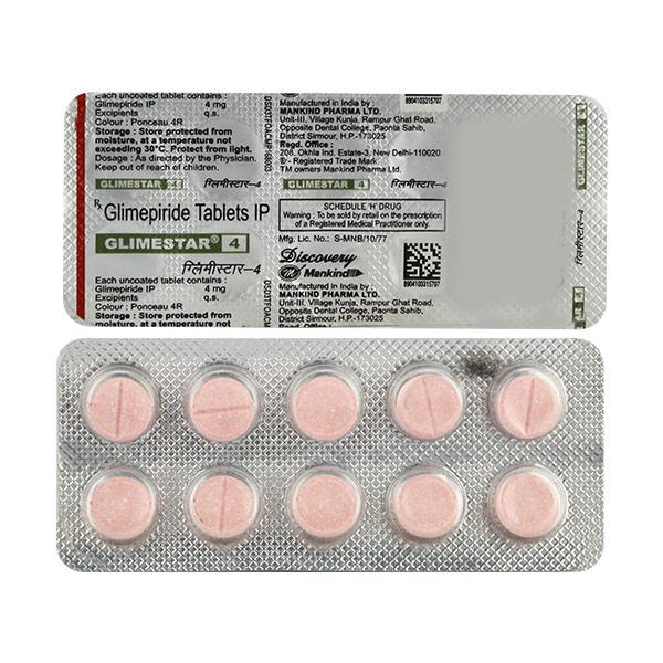 Glimestar-4 Tablet (Strip of 10)