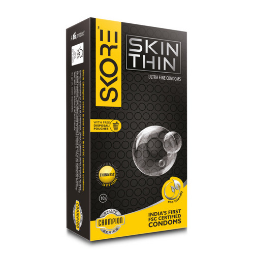 Skore Skin Thin Ultra Fine Condoms 10's