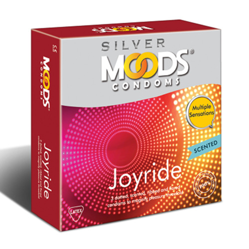 Moods Silver Joyride Condoms 3's