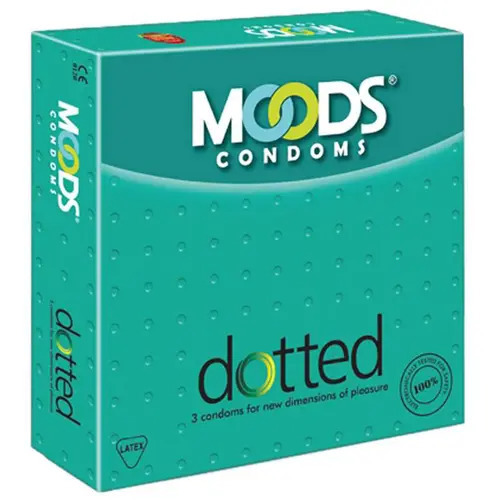 Moods Dotted Condoms 3's