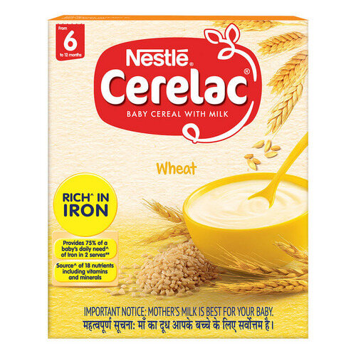 Nestle Cerelac Wheat Baby Cereal with Milk 300g (6 to 12 months)