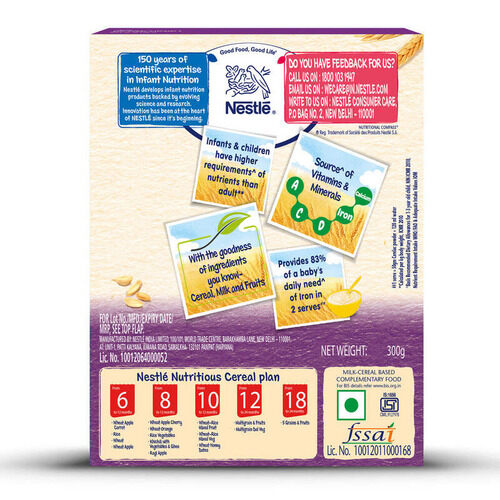Nestle Cerelac 5 Grains & Fruits Baby Cereal 300g (18 to 24 months)