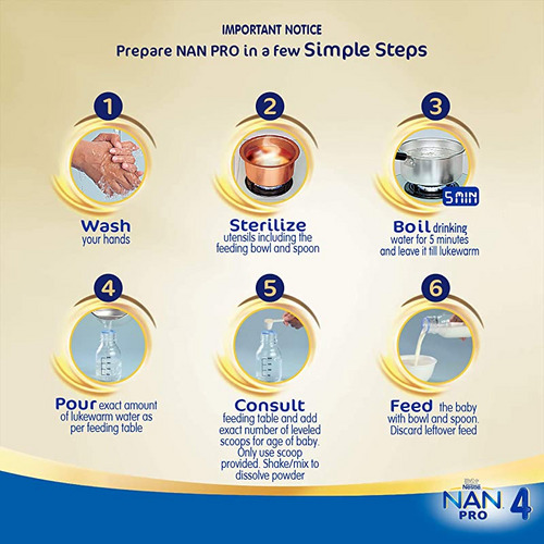 Nestle Nan Pro 4 Follow-Up Infant Formula 400g (18-24 months)