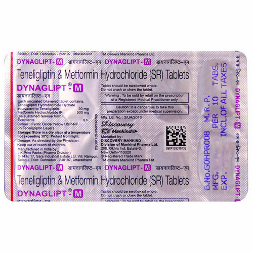 Dynaglipt-M Tablet SR 10's