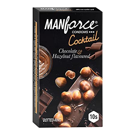 Manforce Chocolate & Hazelnut Cocktail Condoms 10's