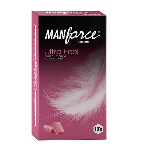Manforce Ultra Feel Bubblegum Condoms 10's