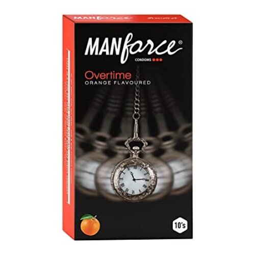 Manforce Overtime Orange Condoms 10's