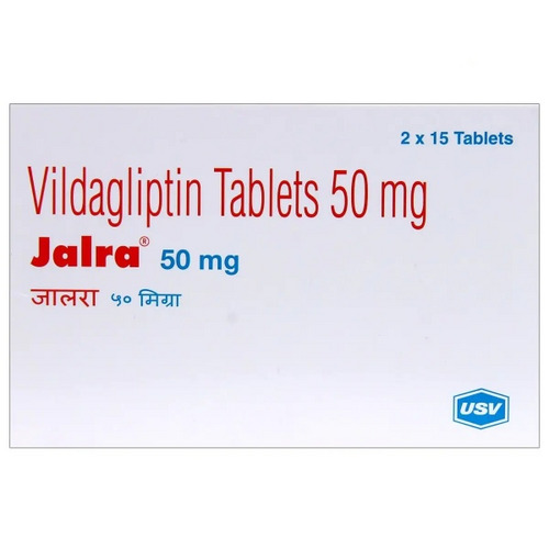 Jalra 50mg Tablet 15's used for the treatment of type 2 diabetes mellitus